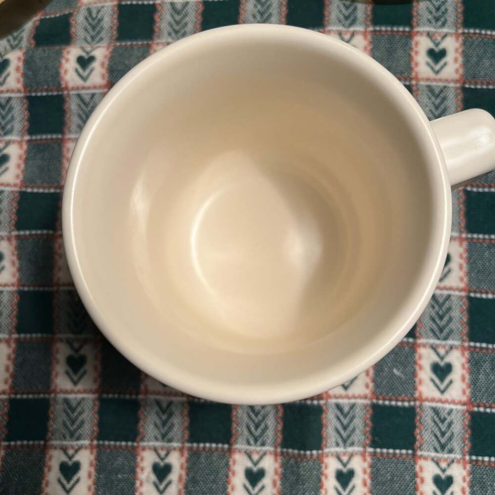 Set of 6 Pfaltzgraff Tea Rose Stoneware Coffee Mugs - Picture 4 of 4